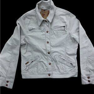 Levi's Light off White cord Jacket
